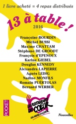 13 à Table - 2016